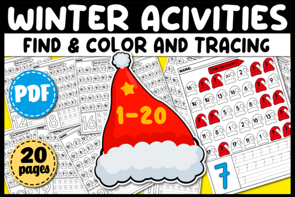 Download Number Activity Book for Kids 1-20 - Number Collection