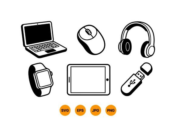 Download Minimal Tech Gadget Clipart - Tech gadget Collection
