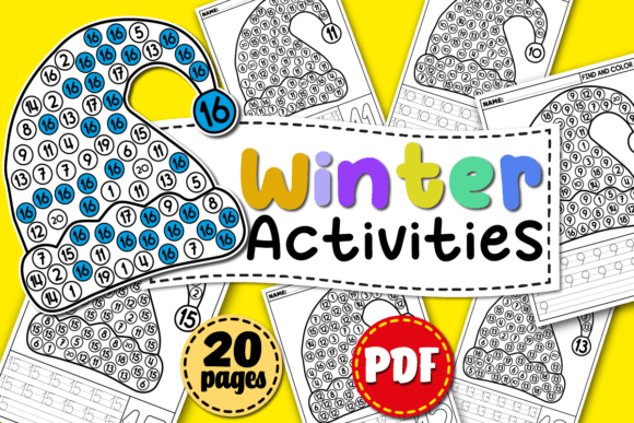 Download Winter Number Writing Practice 1-20 - Number Collection