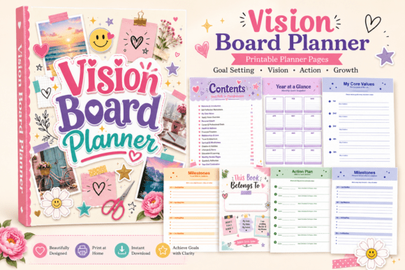 Download Vision Board Planner - Vision board planner Collection