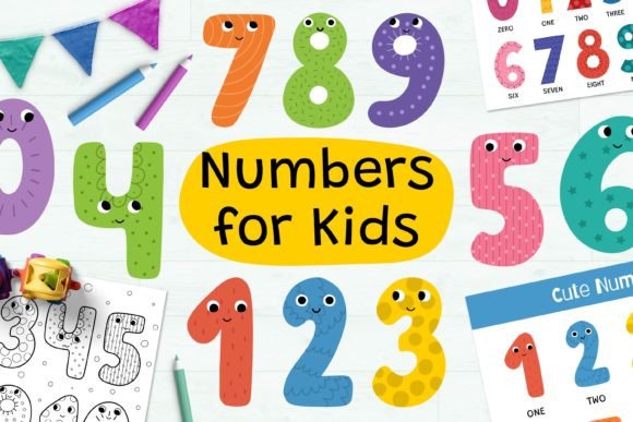 Download Numbers for Kids Clipart - Number Collection