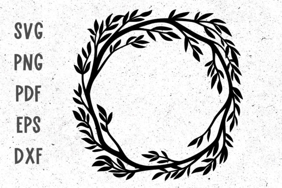 Download Floral Twig Wreath Svg File for Cricut - Svg file for cricut Collection