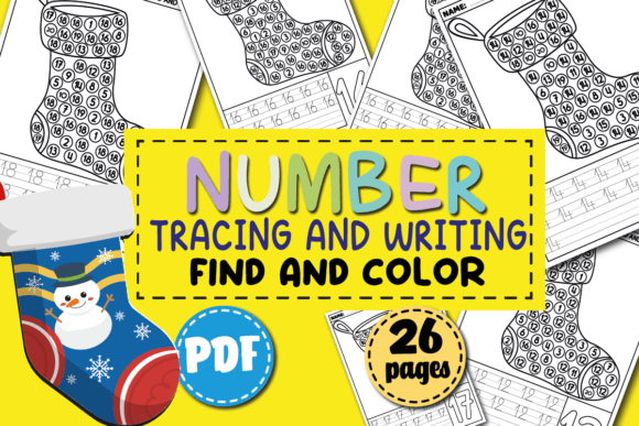 Download Number Tracing &amp; Writing Worksheets 1-20 - Number Collection