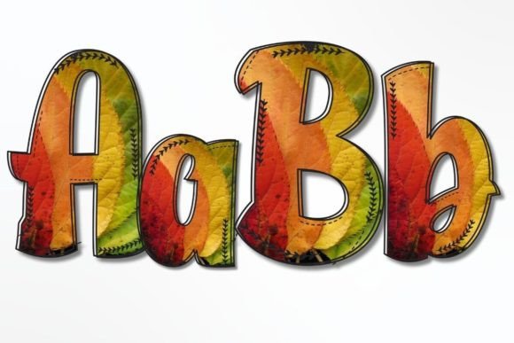 Download FALL DOODLE ALPHABET &amp; NUMBERS PNG - Number Collection