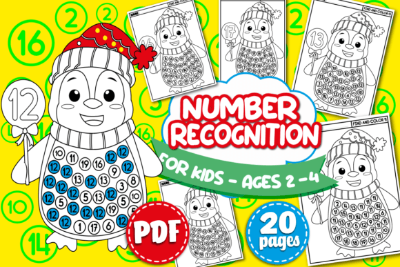 Download Find &amp; Color | Number Recognition 1-20 - Number Collection