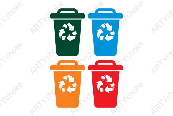 Download Trach Bin Recycle. SVG File for Cricut - Premium Resources