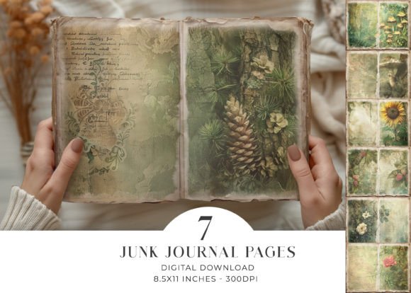 Download Woodland Junk Journal Pages - Woodland junk journal Collection