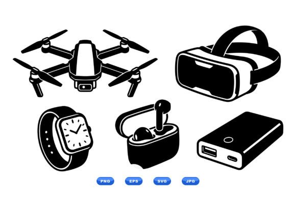 Download Modern Tech Gadget Clipart - Tech gadget Collection