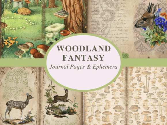 Download Woodland Junk Journal Kit - Woodland junk journal Collection