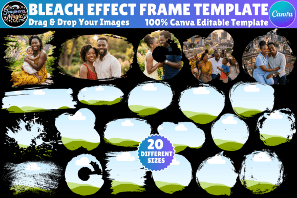 Download Bleach Effect Paint Splash Canva Frames - Splash canva frames Collection